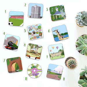 Swindon Coasters - sets of 4 or 6