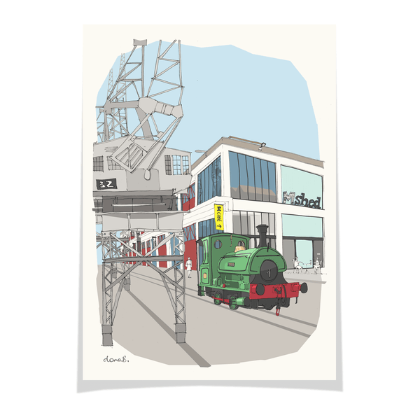 Load image into Gallery viewer, Bristol M Shed Museum Print