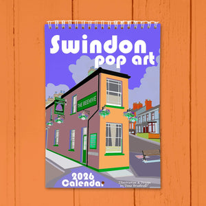 Swindon Pop Art A5 Calendar 2026