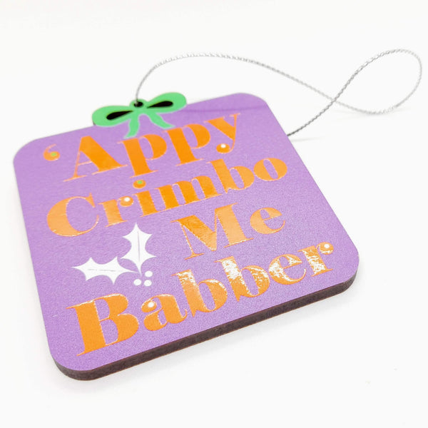 Load image into Gallery viewer, Bristolian Colourful Wooden Christmas Tree Decorations / Charms / Baubles