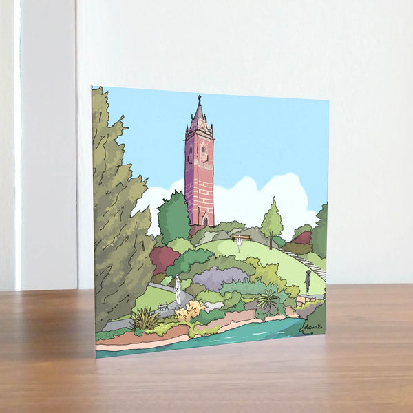 Load image into Gallery viewer, Bristol Cabot Tower greetings card