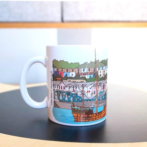 Bristol Ceramic Mug - Bristol Matthew & Colourful Houses