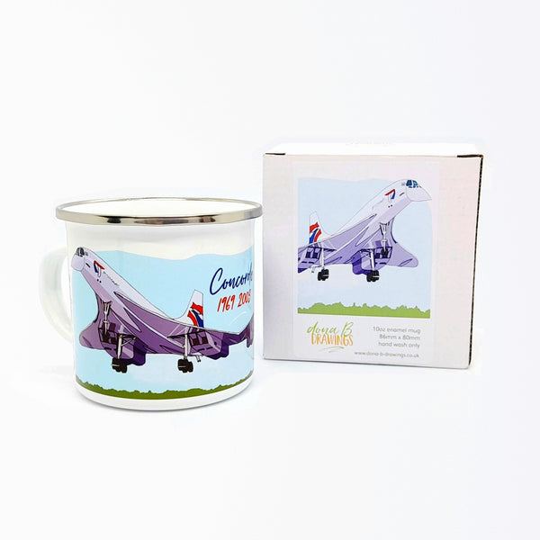 Load image into Gallery viewer, Bristol Enamel Mug - Bristol Concorde