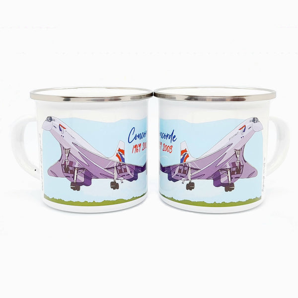 Load image into Gallery viewer, Bristol Enamel Mug - Bristol Concorde