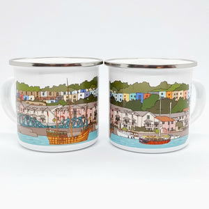 Bristol Enamel Mug - Bristol Matthew Ship