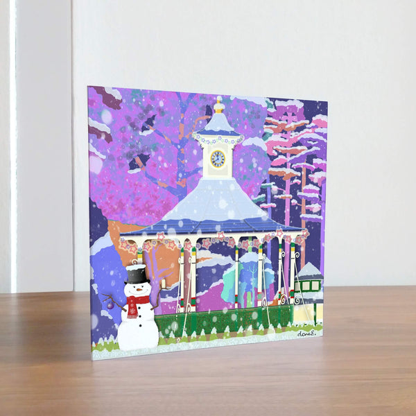 Load image into Gallery viewer, Swindon Enchanted Light Trail Christmas card