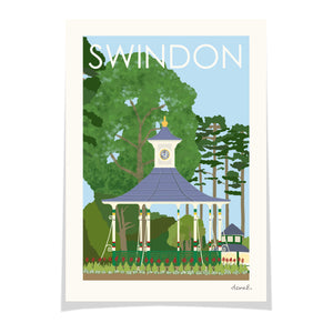 SWINDON Bandstand Print
