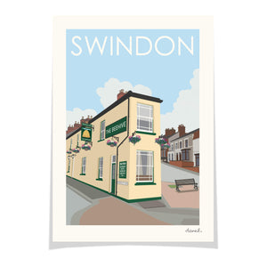 SWINDON Beehive Print