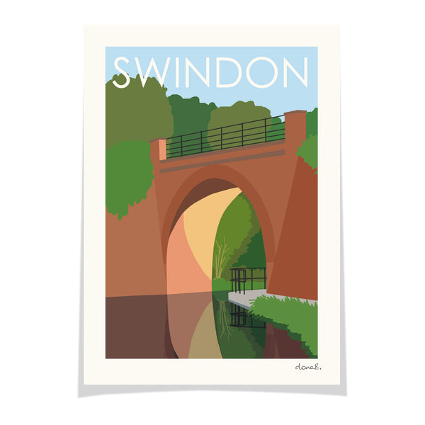 Load image into Gallery viewer, SWINDON Skew Bridge Print