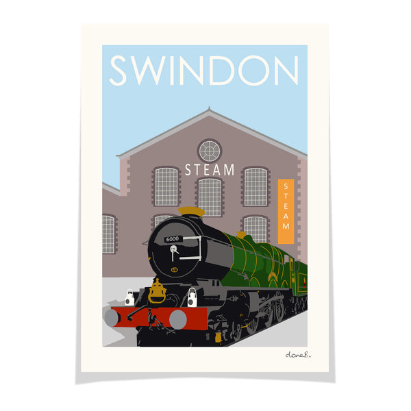 Load image into Gallery viewer, SWINDON Steam Museum Print