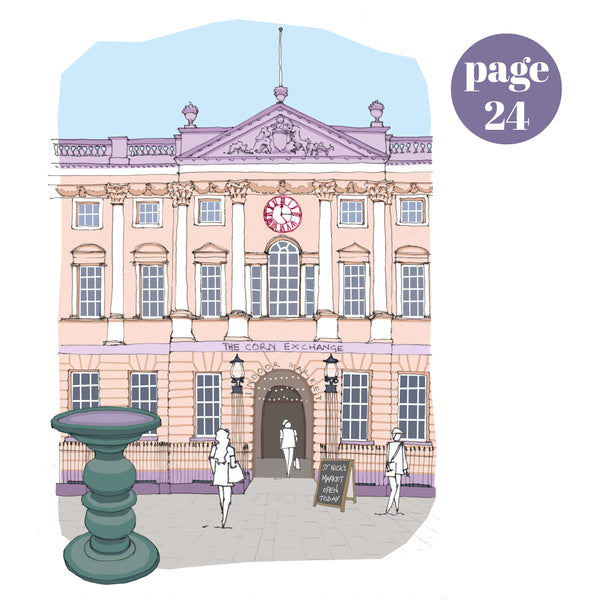 Load image into Gallery viewer, dona B drawings illustration of St Nicholas Market