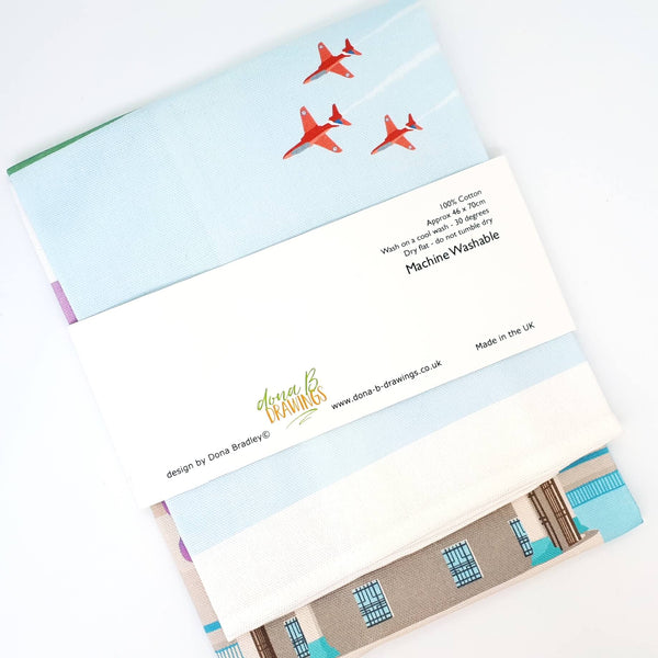 Load image into Gallery viewer, Eastbourne Cotton Tea Towel