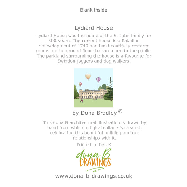 Load image into Gallery viewer, Swindon Lydiard House greetings card