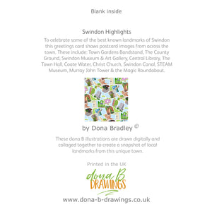 Swindon Highlights greetings card