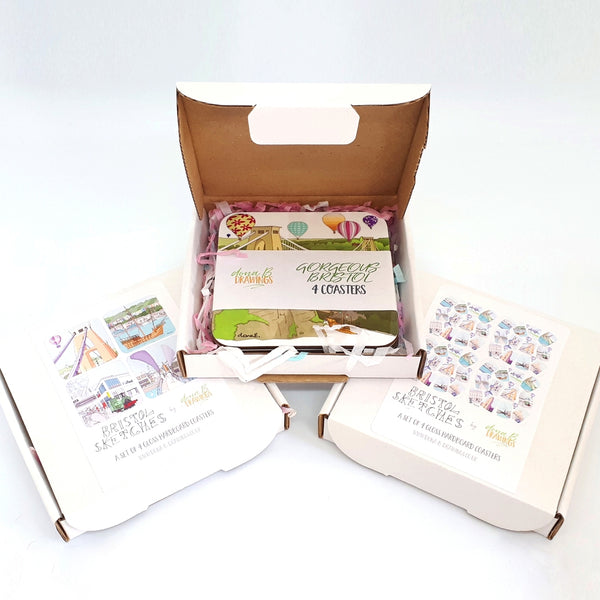 Load image into Gallery viewer, Bristol Coasters - Set of 4 or 6