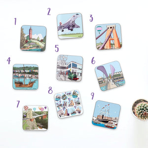 Bristol Coasters - Set of 4 or 6