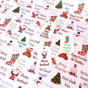 Bristol (Brizzle) Christmas gift wrap & tags