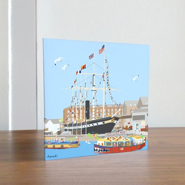 Load image into Gallery viewer, Bristol Floating Harbour greetings card