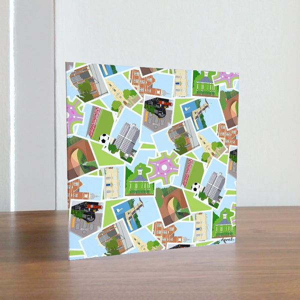 Load image into Gallery viewer, Swindon Highlights greetings card