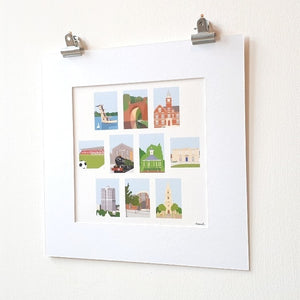 Swindon Highlights mounted print