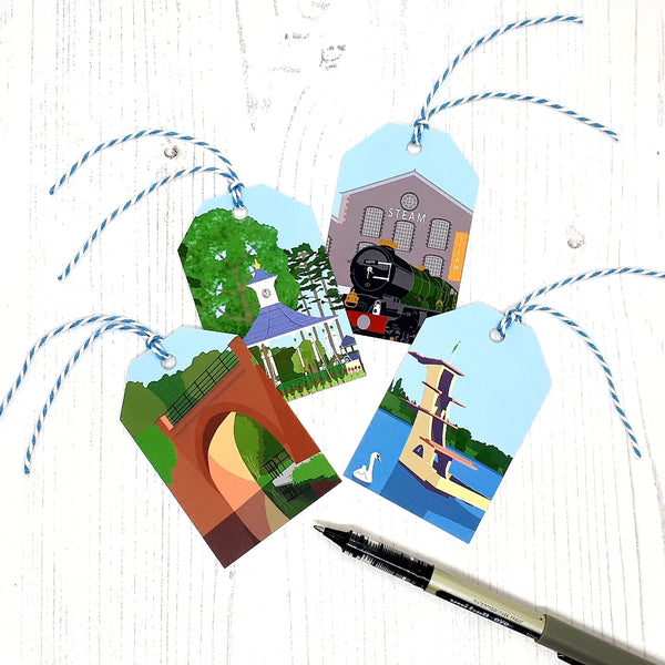Load image into Gallery viewer, Swindon Gift Wrap & Tags