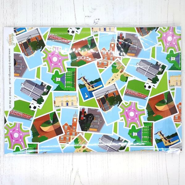 Load image into Gallery viewer, Swindon Gift Wrap & Tags