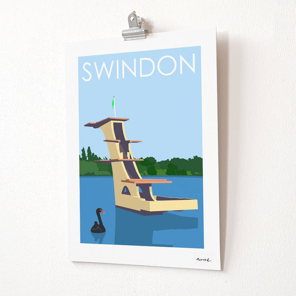 Load image into Gallery viewer, SWINDON Coate Water Print
