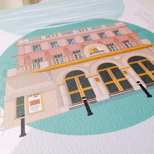 Bath Theatre Royal portrait print