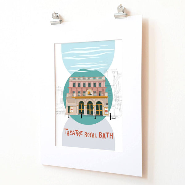 Load image into Gallery viewer, Bath Theatre Royal portrait print