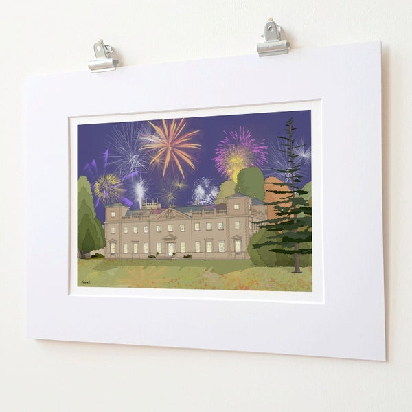 Load image into Gallery viewer, Swindon Lydiard House Seasons mounted print