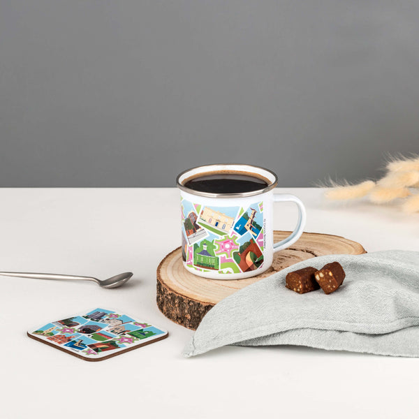 Load image into Gallery viewer, Swindon Enamel Mug - Swindon Highlights