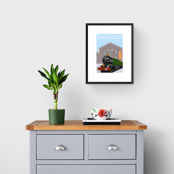 Load image into Gallery viewer, SWINDON Steam Museum Print