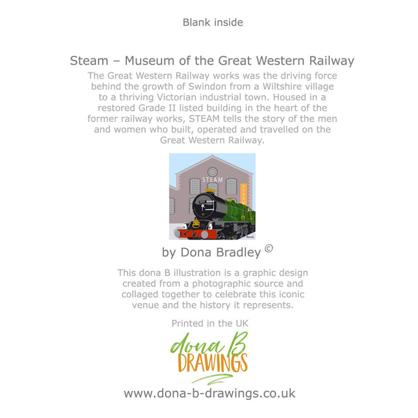 Load image into Gallery viewer, Swindon STEAM Museum greetings card