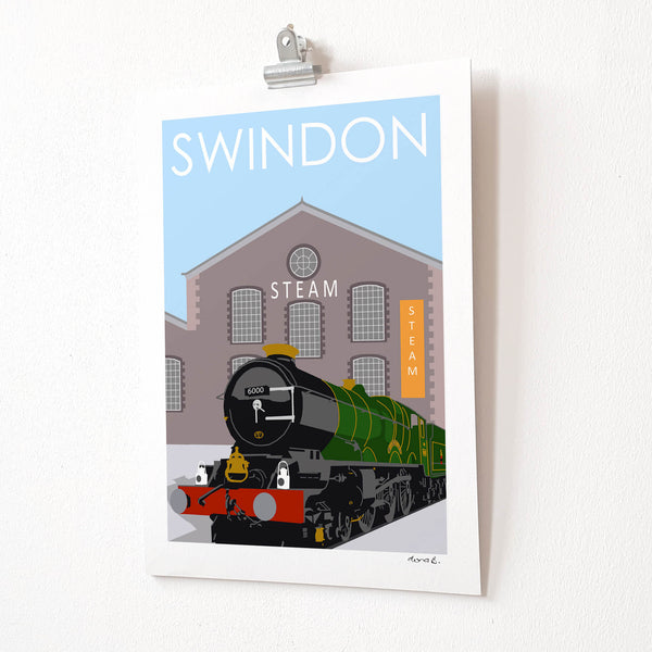 Load image into Gallery viewer, SWINDON Steam Museum Print
