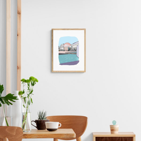 Load image into Gallery viewer, Bristol We the Curious Print - Planetarium & Millennium Square