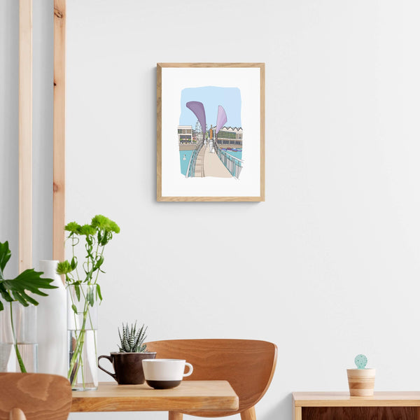 Load image into Gallery viewer, Bristol Pero's Bridge Print