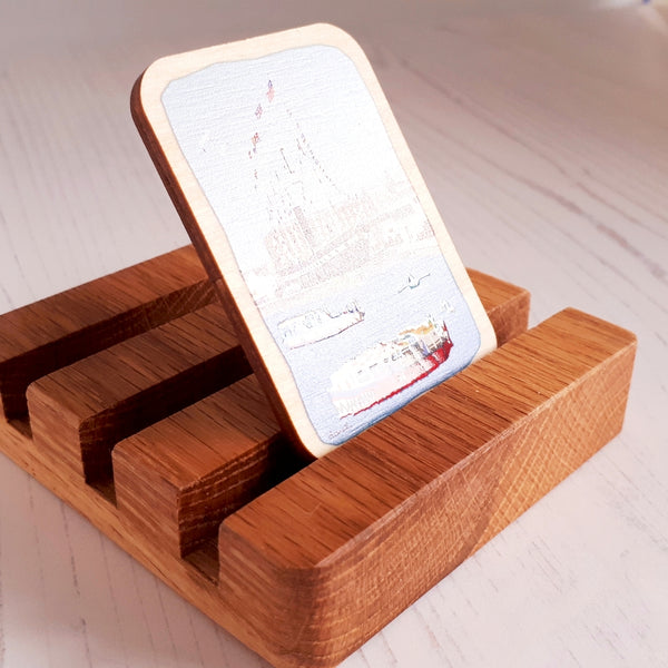 Load image into Gallery viewer, Bristol Wooden Magnet - Floating Bristol & SS Great Britain