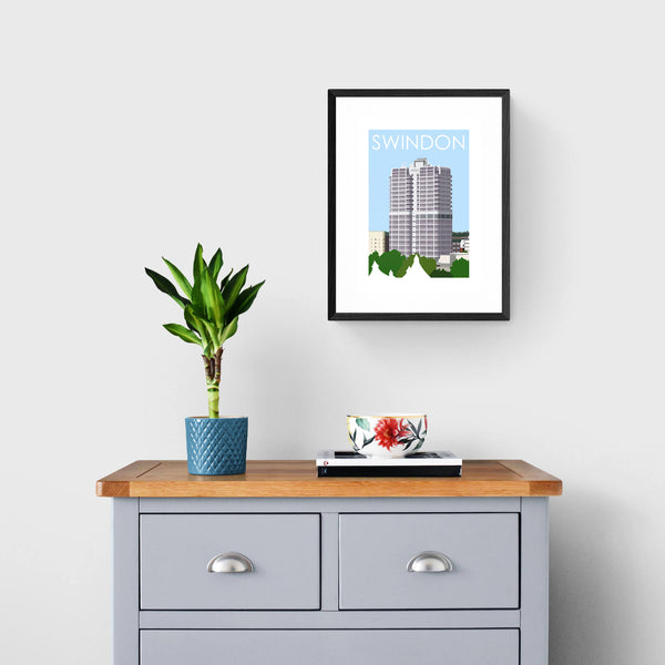 Load image into Gallery viewer, SWINDON Murray John Tower Print