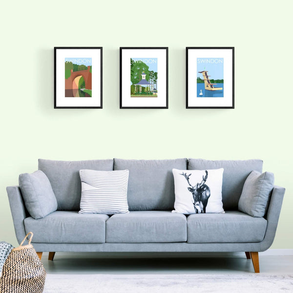 Load image into Gallery viewer, SWINDON Skew Bridge Print