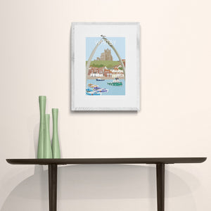 Whitby Travel Poster Art Quality Print