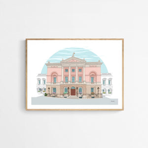 Bath Guildhall landscape print
