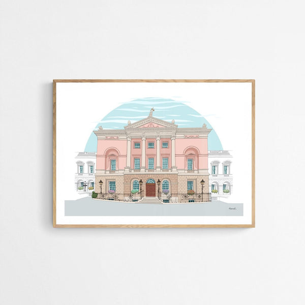 Load image into Gallery viewer, Bath Guildhall landscape print