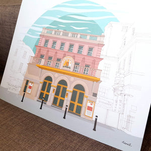 Bath Theatre Royal landscape print
