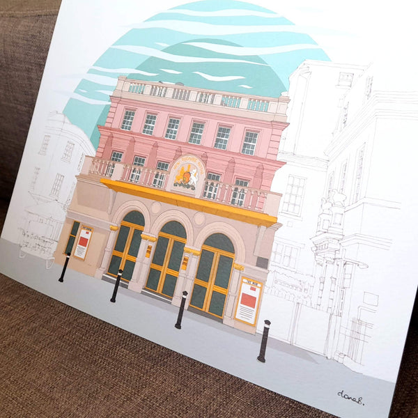 Load image into Gallery viewer, Bath Theatre Royal landscape print