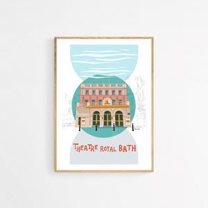 Bath Theatre Royal portrait print