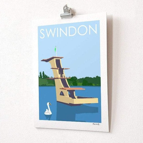 Load image into Gallery viewer, SWINDON Coate Water Print
