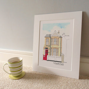 Personalised House Portrait (unframed)