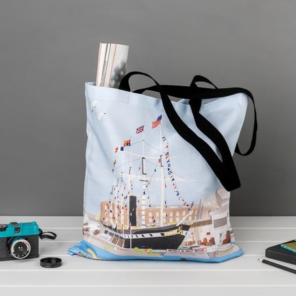 Load image into Gallery viewer, Bristol Tote Bag - Floating Bristol
