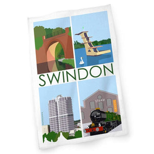 Swindon Tea Towel - Swindon Highlights