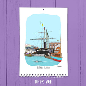 Bristol Sketches A5 Calendar 2027